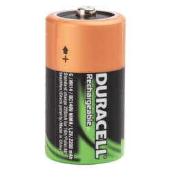 Duracell HR14-C oplaadbare batterij. 3000 mAh