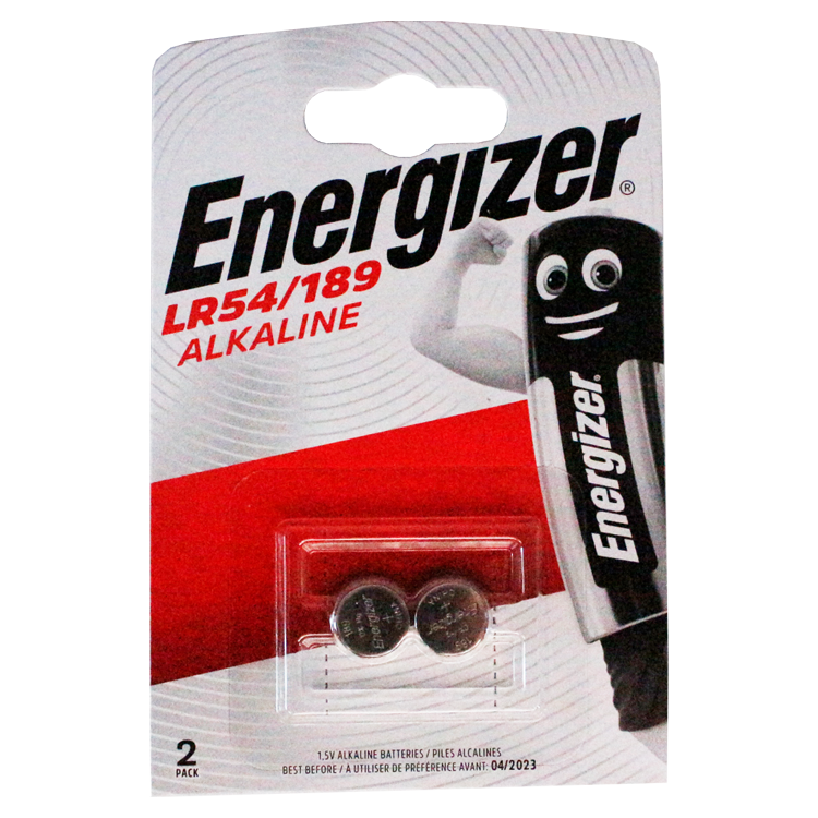 Energizer micro alkaline batteries LR54 1,5V (set is 2 pieces), IMPA 792438