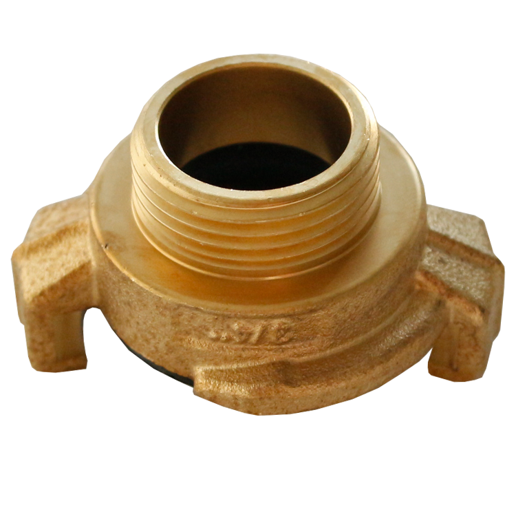 GEKA Water Hose Coupling, Male thread 3/4" (19 mm), Brass, IMPA 351118