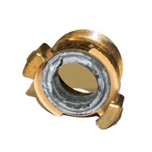 GEKA Water Hose Coupling, Male thread 1-1/4" (32 mm), Brass, IMPA 351120