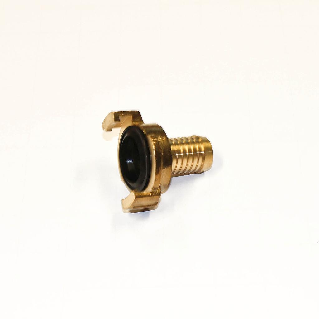 GEKA Water Hose Coupling, Hose End 1/2" (12,7 mm), Brass, IMPA 351102