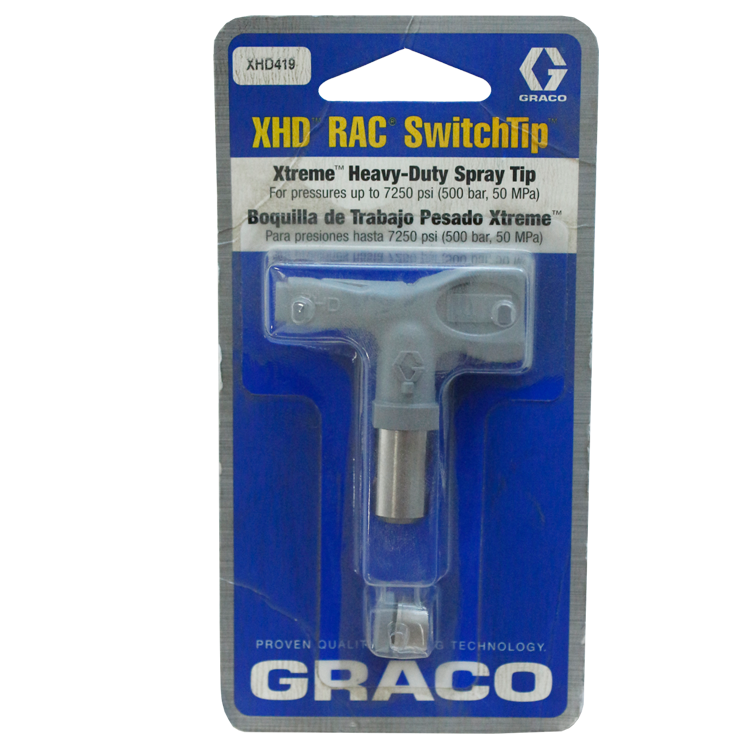 Graco Airless Verf Spray voor Zwaar Werk Reserve -A -Clean, switch tip, model XHD419, IMPA 270913