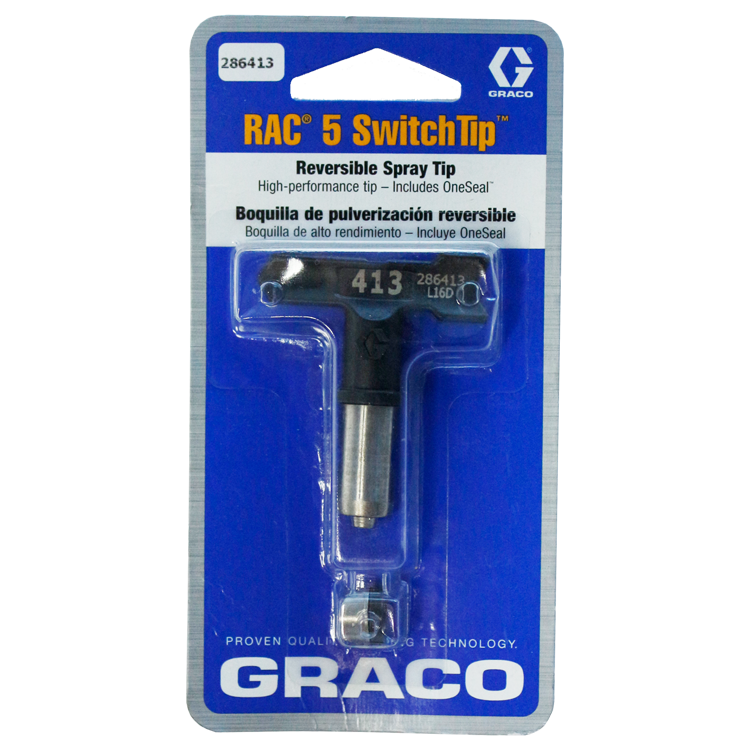 Graco, Airless Verf Spray Reverse -A -Clean switch tip, RAC 5, model 286-413