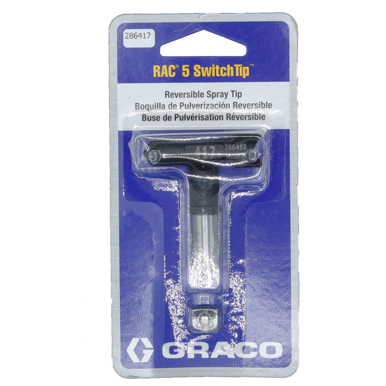 Graco, Airless Verf Spray Reverse -A -Clean switch tip, RAC 5, model 286-417