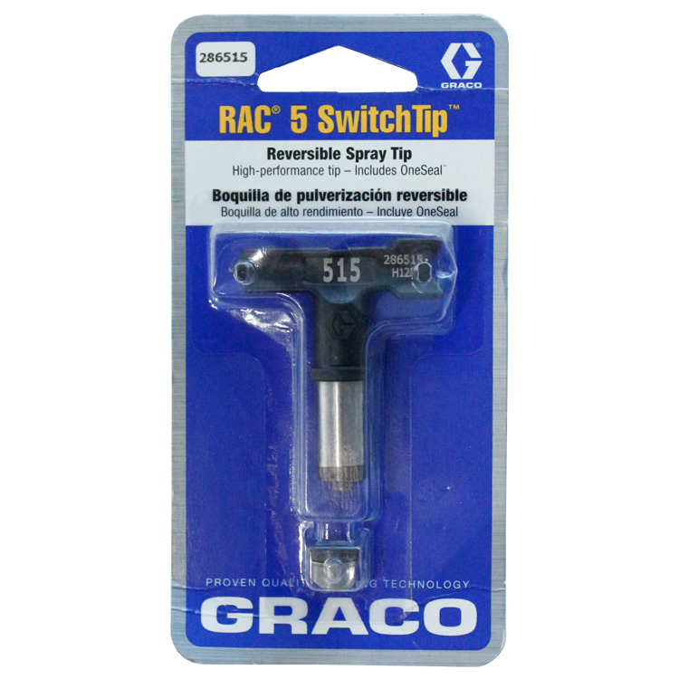 Graco, Airless Paint Spray Reverse -A -Clean switch tip, RAC 5, model 286-515
