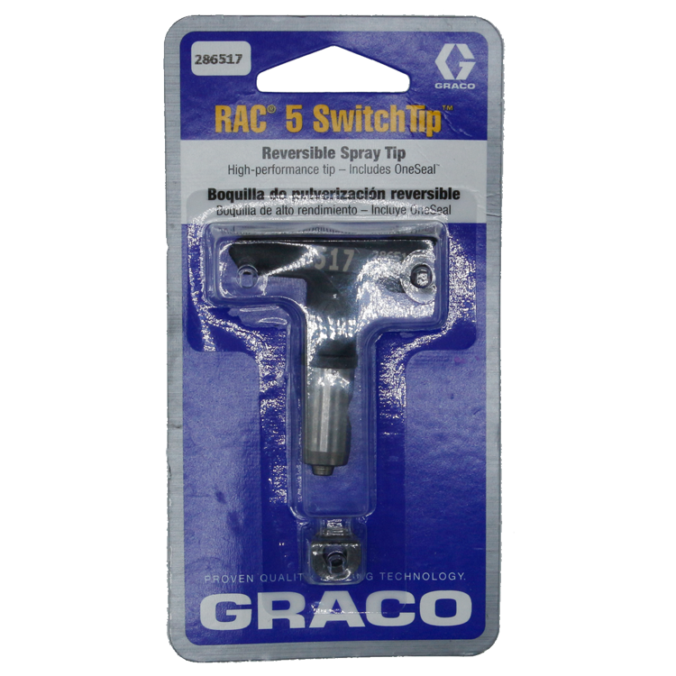 Graco, Airless Verf Spray Reverse -A -Clean switch tip, RAC 5, model 286-517