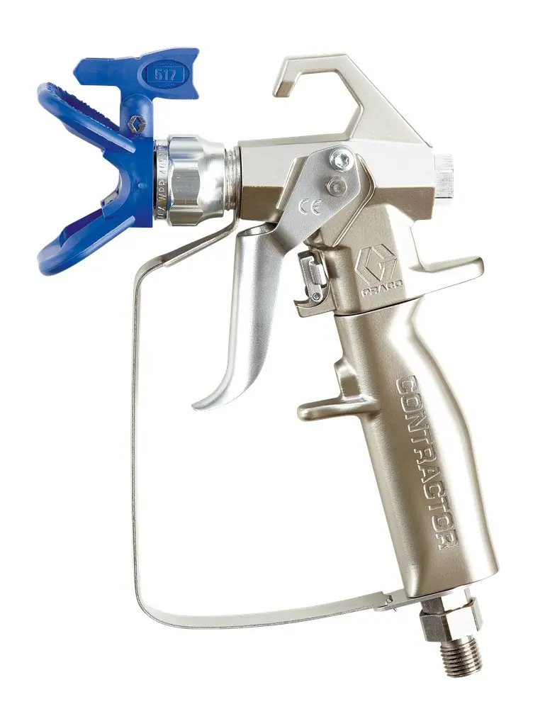 Graco Contractor Gun, 2 finger, with RACX tipguard & PAA517 spraytip, PN 04.288475 (288420 old)