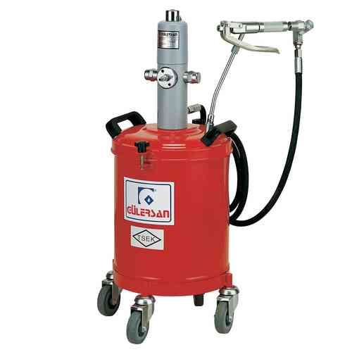 Gulersan Model 2110, Grease Lubricator, air operated, 10, litre, 45:1 pressure ratio, IMPA 617545