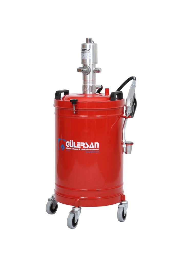 Gulersan Model 4130, Oil Pump, air-operated, 30 litre, 5:1 pressure ratio, IMPA 617531
