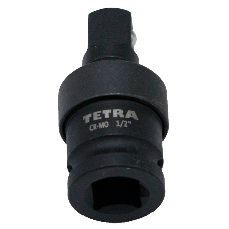TETRA Kniegewricht, slag cardan gewricht voor slagmoersleutel, aansluitvierkant 12,7 mm (1/2") 