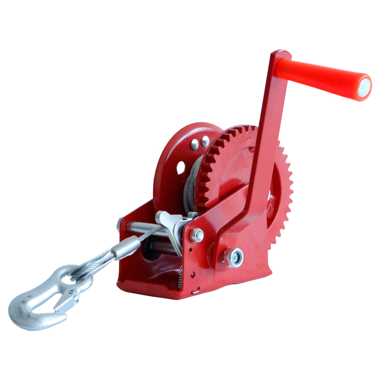 JTHWA-550, Handlier, met 6 meter kabel en haak, hefvermogen 550 kg, IMPA 614913