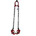 JTJC-A1 Drum lifter, ketting lengte 500 mm, Capaciteit 1 ton, IMPA 614025