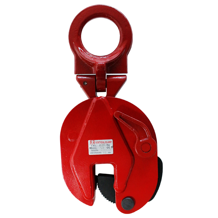 JTLC-B2, Universal vertical lifting clamp, Jaw opening 0 - 25 mm, Capacity 2 ton, IMPA 614032