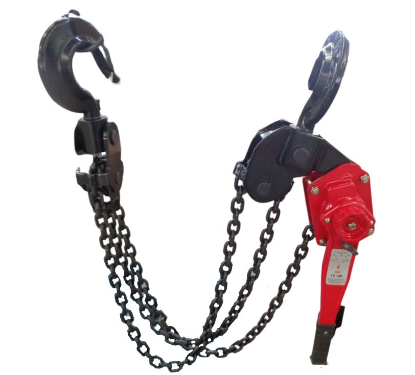 JTVP-900 Rateltakel, werklast 9 ton, hijshoogte 1,5 m, IMPA 615004