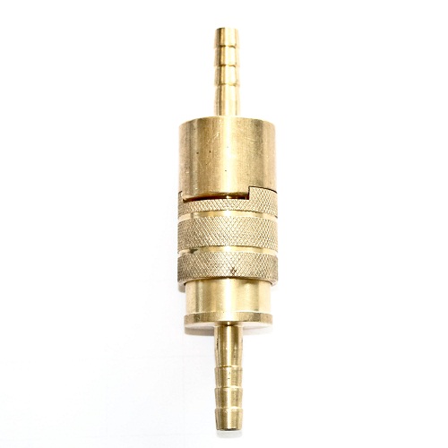 Lock type luchtslang koppeling, slanguiteinde 9 mm (3/8 "), messing, IMPA 351011