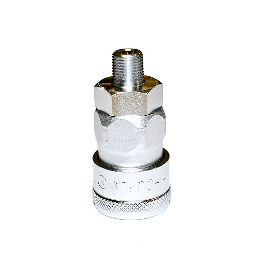 NITTO 10SM (1/8"), Quick-Connect Coupler, Chrome plated steel, IMPA 351301