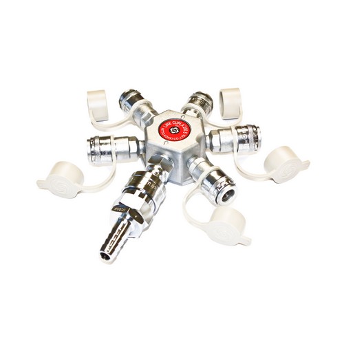 Nitto 200-S, Lijnkoppeling, Ster type, luchtkoppeling, 3/8 plug, IMPA 351651