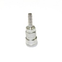 [1304] NITTO 20SH (1/4") Luchtsnelkoppeling, Verchroomd staal, IMPA 351201