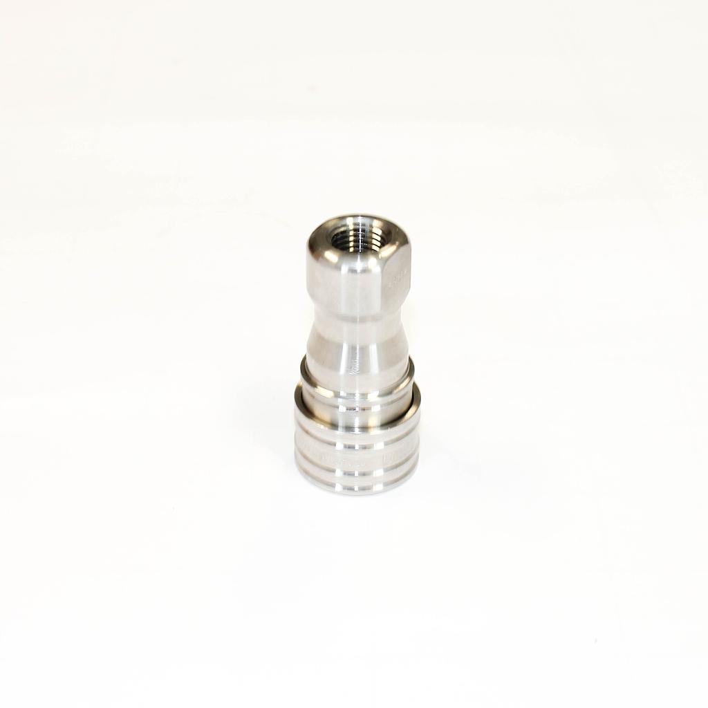 NITTO 2S (1/4") Quick-Connect Coupler, Double End Shut Off, Stainless steel, IMPA 351522