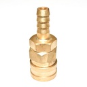[1321] NITTO 400SH (1/2"), Quick-Connect Coupler, Brass, IMPA 351214
