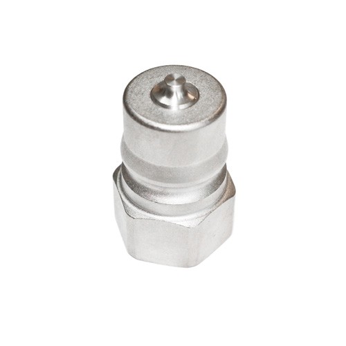 NITTO 4-HP (1/2") Quick-Connect Coupler, Double End Shut Off, Stainless steel, IMPA 351613