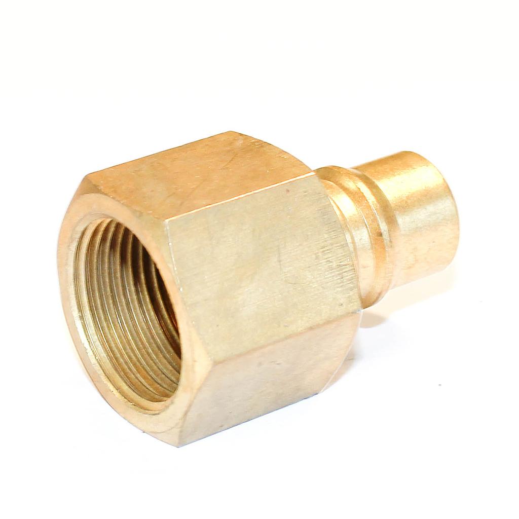 NITTO 600PF (3/4"), Quick-Connect Coupler, Brass, IMPA 351445