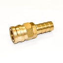 [1322] NITTO 600SH (3/4") Luchtsnelkoppeling, Messing, IMPA 351215