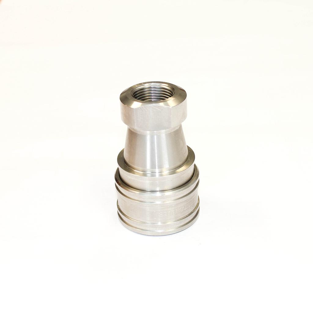 NITTO 6S (3/4") Quick-Connect Coupler, Double End Shut Off, Stainless steel, IMPA 351525