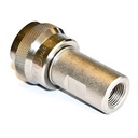 [3331] NITTO 700R-3S, Ultra High Pressure Coupler, Socket PT 3/8, Hardened Steel, 700 bar, IMPA 351621