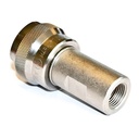 NITTO 700R-3S, Ultra High Pressure Coupler, Socket PT 3/8, Hardened Steel, 700 bar, IMPA 351621