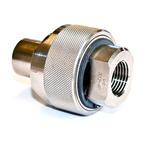 NITTO 700R-4P, Ultra High Pressure coupler, Plug PT 1/2, Hardened Steel, 700 bar, IMPA 351624