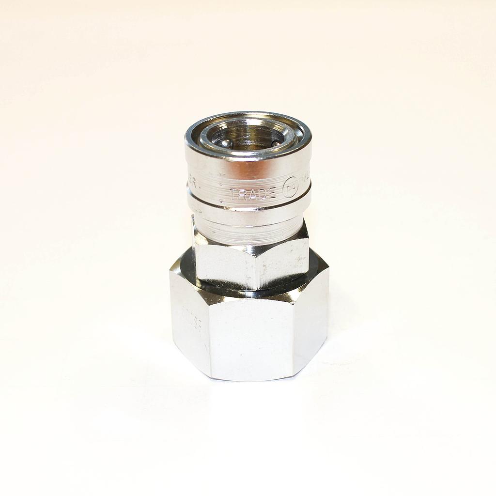 NITTO 800SF (1"), Quick-Connect Coupler, Chrome plated steel, IMPA 351406