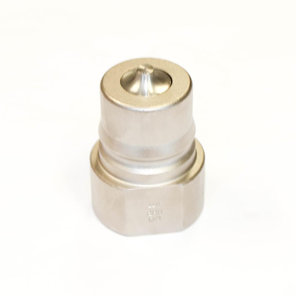NITTO 8-HP (1") Quick-Connect Coupler, Double End Shut Off, Stainless steel, IMPA 351615