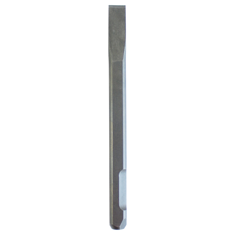 NITTO Chisel for Pneumatic Flux Chipper model CH-24, Flat Chisel, Width 12.7 mm, Length 165 mm, P/N: TP-15234, IMPA 590534