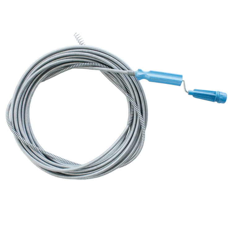 Plumber Snake Wire Pipe Cleaner, Diam 6 mm, Length 10 m, IMPA 615203