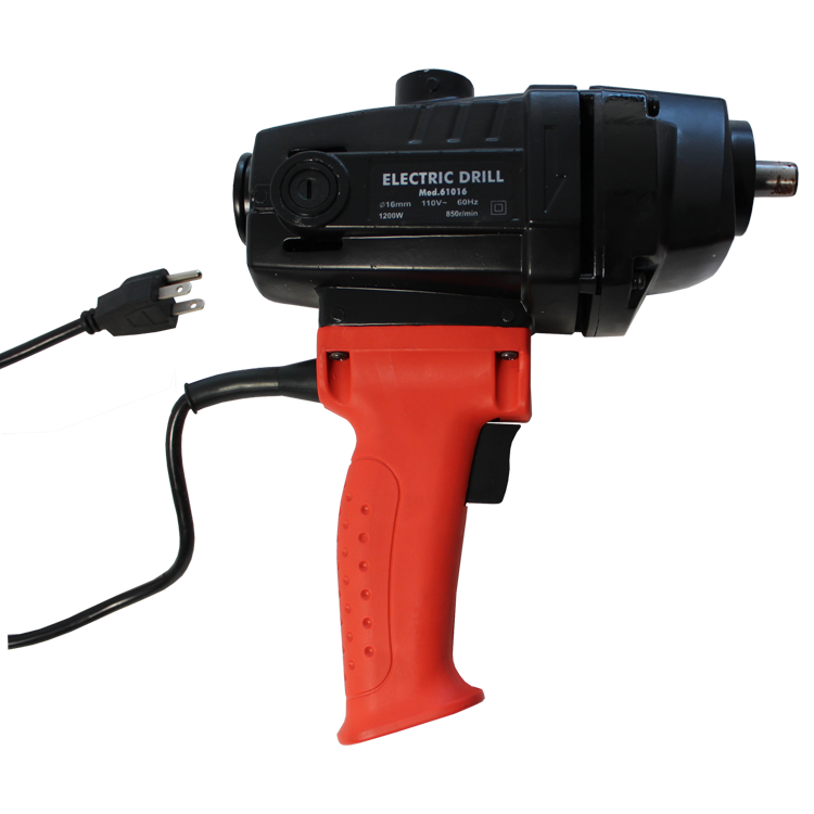 Portable Electric Drill, 110V, Drilling Cap 16 mm, 850 RPM,1200 Watt, IMPA 591004