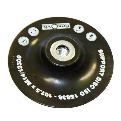 C-Line Steunschijf voor haakse slijper, diameter 115 mm, inclusief aansluiting M14 (gat 22,5 mm), IMPA 590340