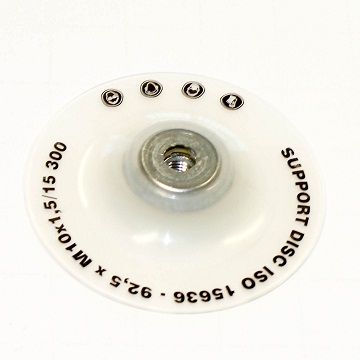 Klingspor Rubber pad for electric/pneumatic Grinder, for wheel diameter 100 x 16 mm, incl holder nut M10, IMPA 591041