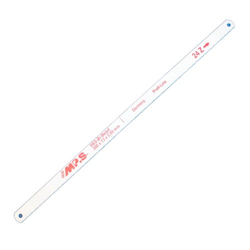 Spare blade for hacksaw, HHS-Bi-metal, 300 x 13 x 0,65 mm, 24 tooth/inch, IMPA 613457