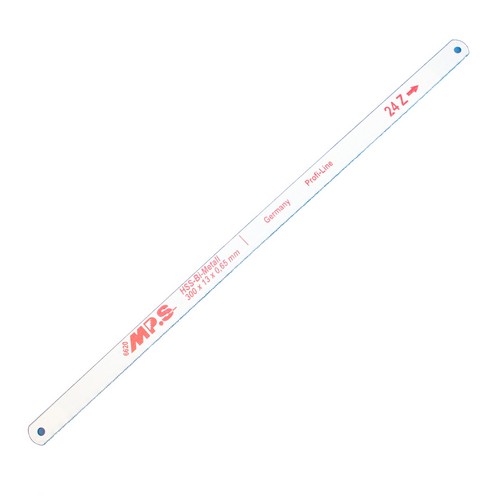 Zaagblad voor zaag, HHS-Bi-metaal, 300 x 13 x 0,65 mm, 24 tanden/inch, IMPA 613457