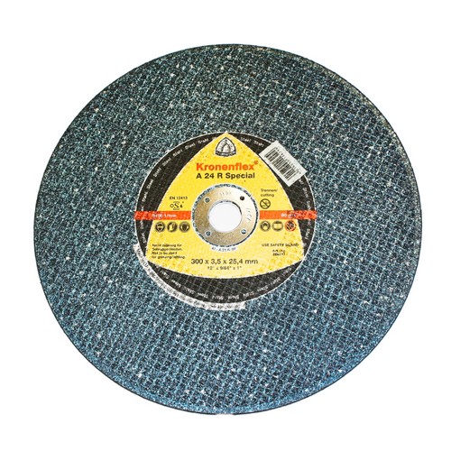 Klingspor Doorslijpschijf voor Elektrische doorslijpmachine 300 x 3,5 x 25,4 mm , IMPA 591162
