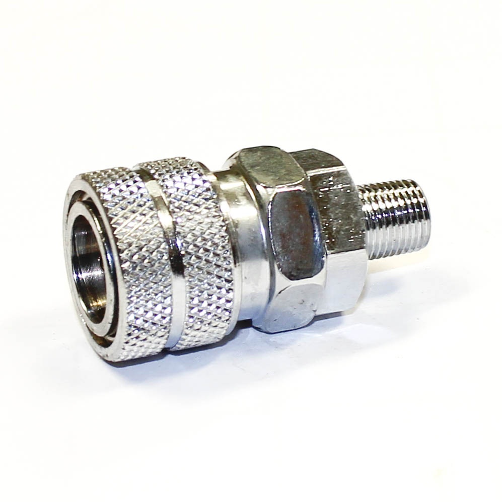 TETRA 10SM (1/8"), Quick-Connect Coupler, Chrome plated steel, IMPA 351301