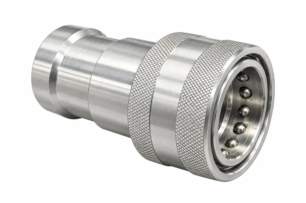 TETRA 10S, PT1-1/4" , Socket, Quick-Connect Coupler, Double End Shut Off Coupler, Standard pressure, Stainless Steel