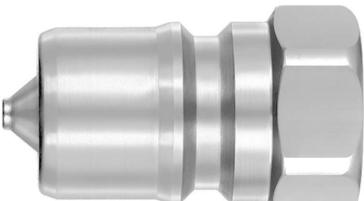 TETRA 1P (1/8"), Snelkoppeling Dubbelzijdig afsluitbaar, Roestvrij staal, IMPA 351551
