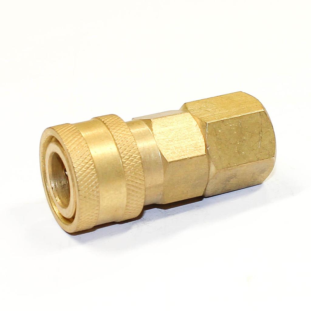 TETRA 20SF (1/4"), Quick-Connect Coupler, Brass, IMPA 351411