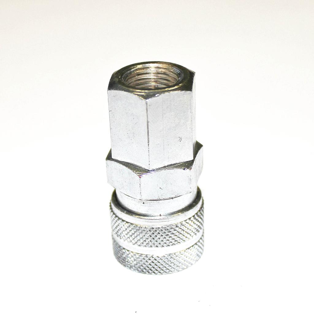 TETRA 20SF (1/4"), Quick-Connect Coupler, Chrome plated steel, IMPA 351401