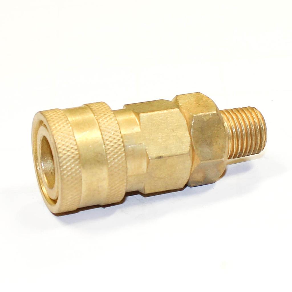 TETRA 20SM (1/4"), Quick-Connect Coupler, Brass, IMPA 351312
