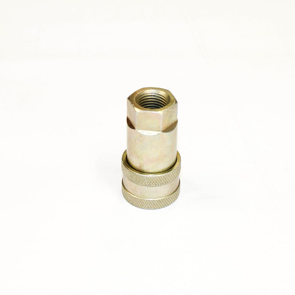 TETRA 2-HS (1/4"), Hogedruk Snelkoppeling Dubbelzijdig afsluitbaar, Staal, IMPA 351601