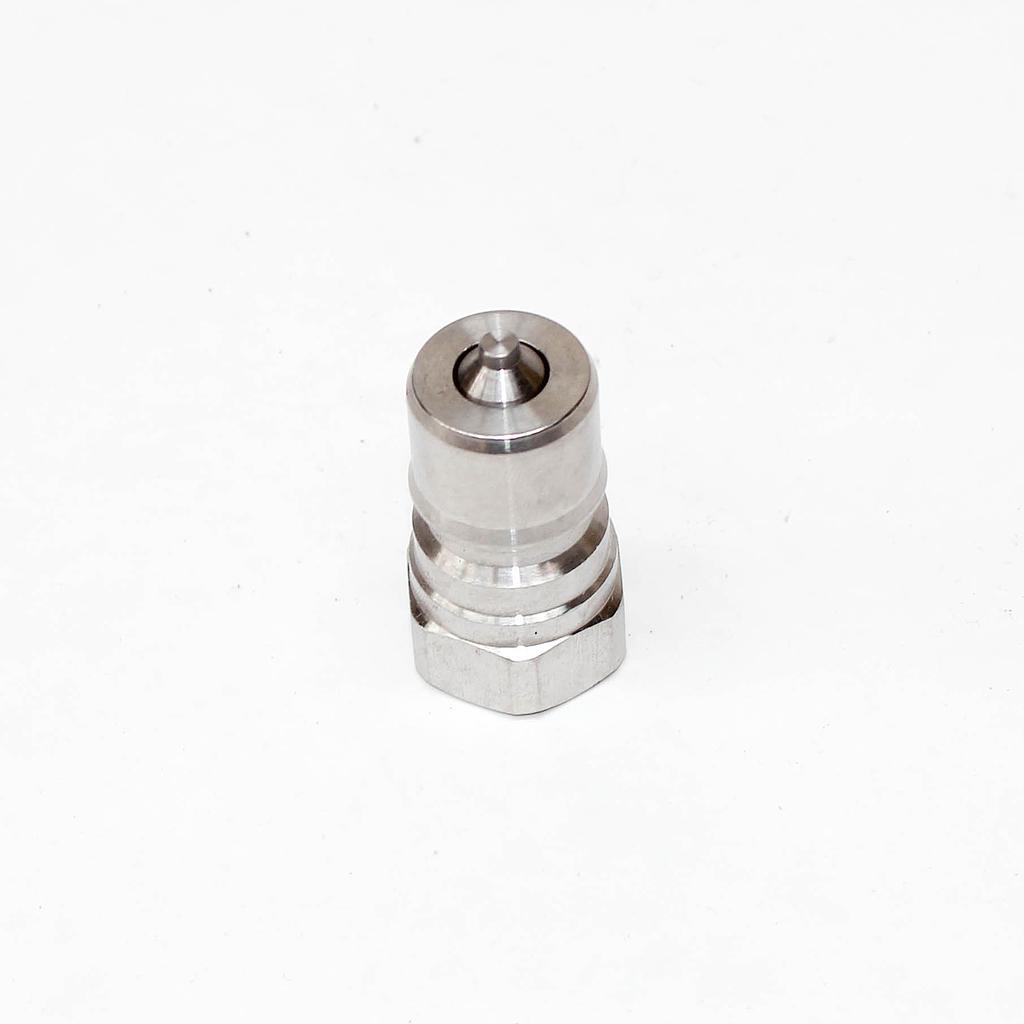 TETRA 3P (3/8"), Snelkoppeling Dubbelzijdig afsluitbaar, Roestvrij staal, IMPA 351553