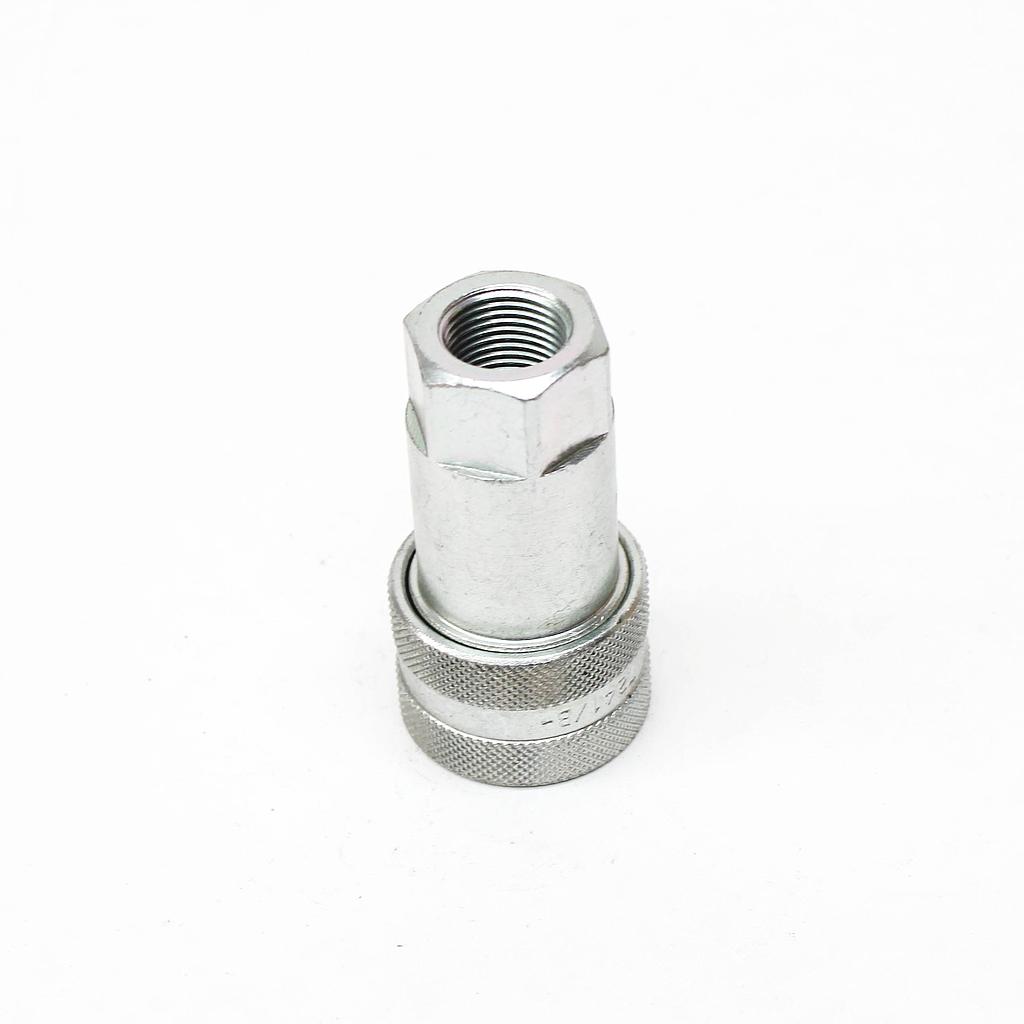 TETRA 3S (3/8"), Snelkoppeling Dubbelzijdig afsluitbaar, Staal, IMPA 351503